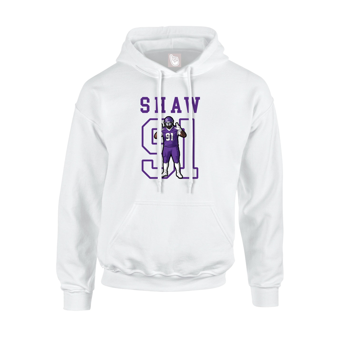 Youth Hoodie — Shirsey in White