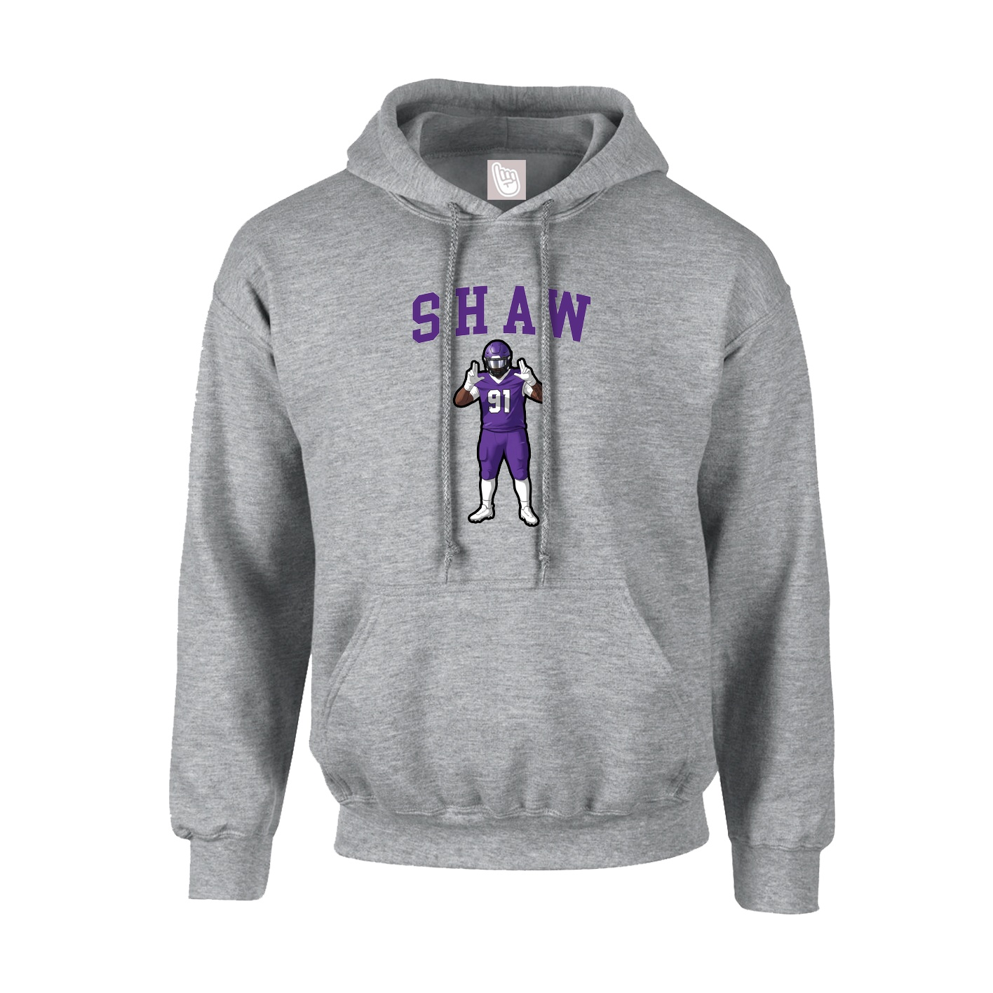 Youth Hoodie — Shirsey in Grey