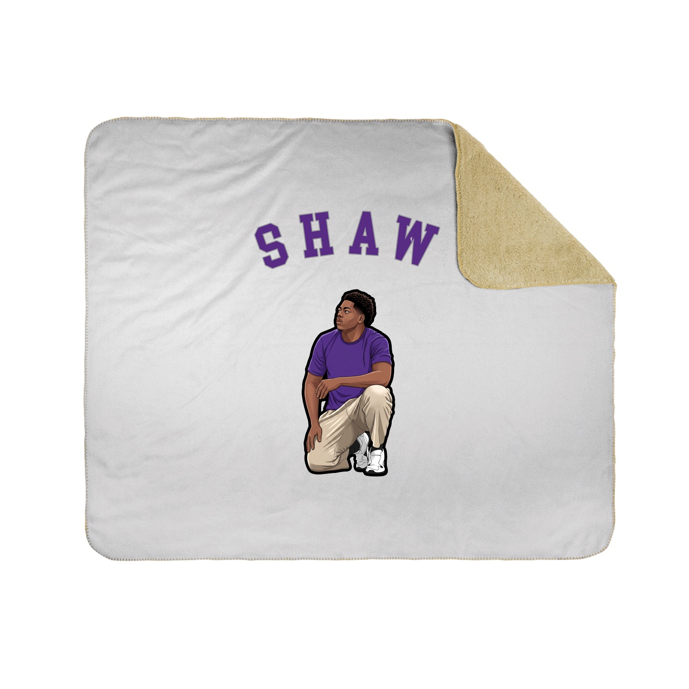 Throw Blanket — Shirsey Arch in White