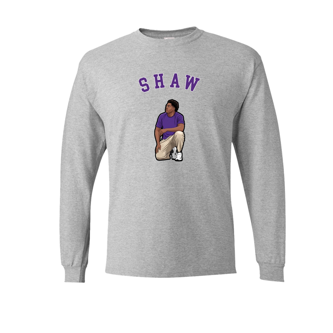 Long Sleeve Tee — Shirsey Arch in Grey