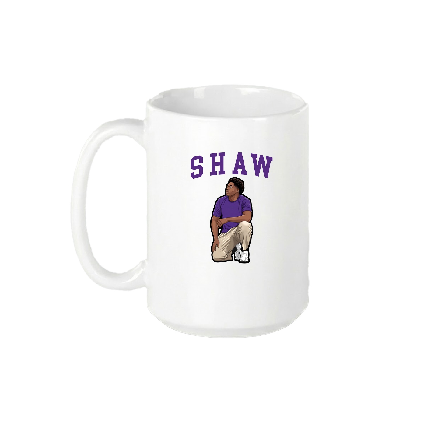 15oz Coffee Mug — Shirsey in White