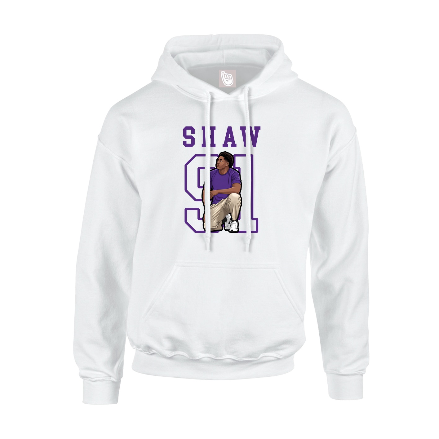 Youth Hoodie — Shirsey in White