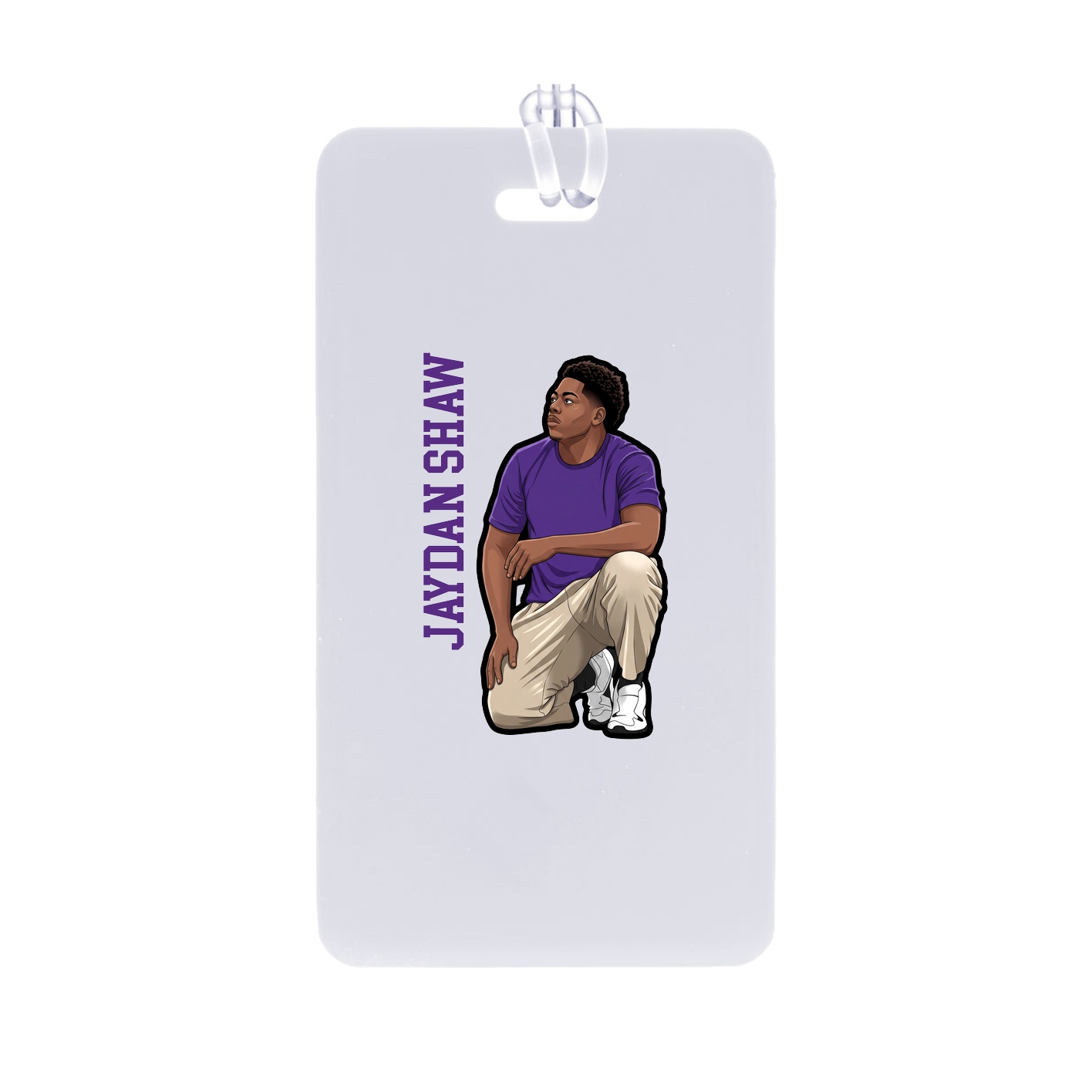 Bag Tag — Name Vertical in Classic