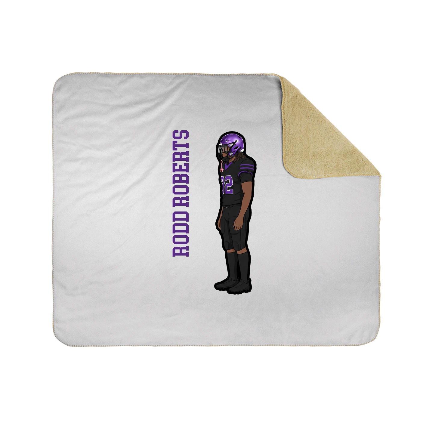 50x60 Sherpa Lined Throw Blanket