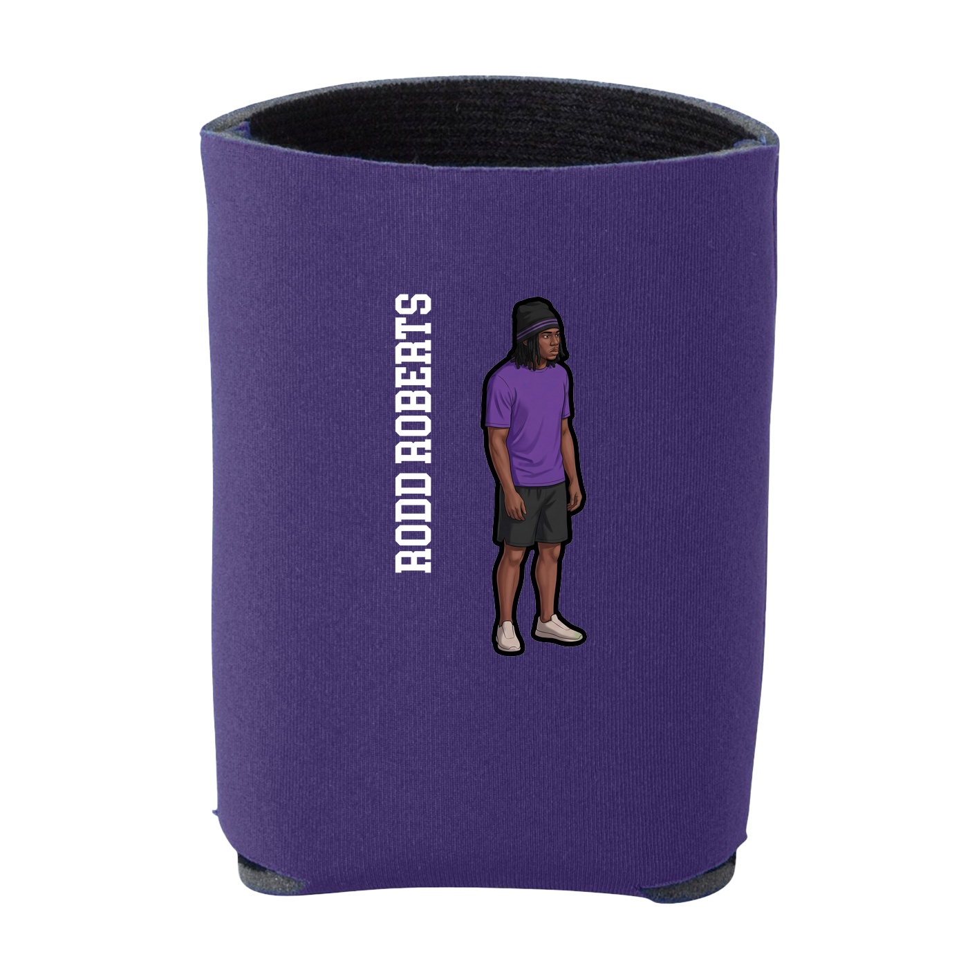 Can Holder — Name Vertical in Purple