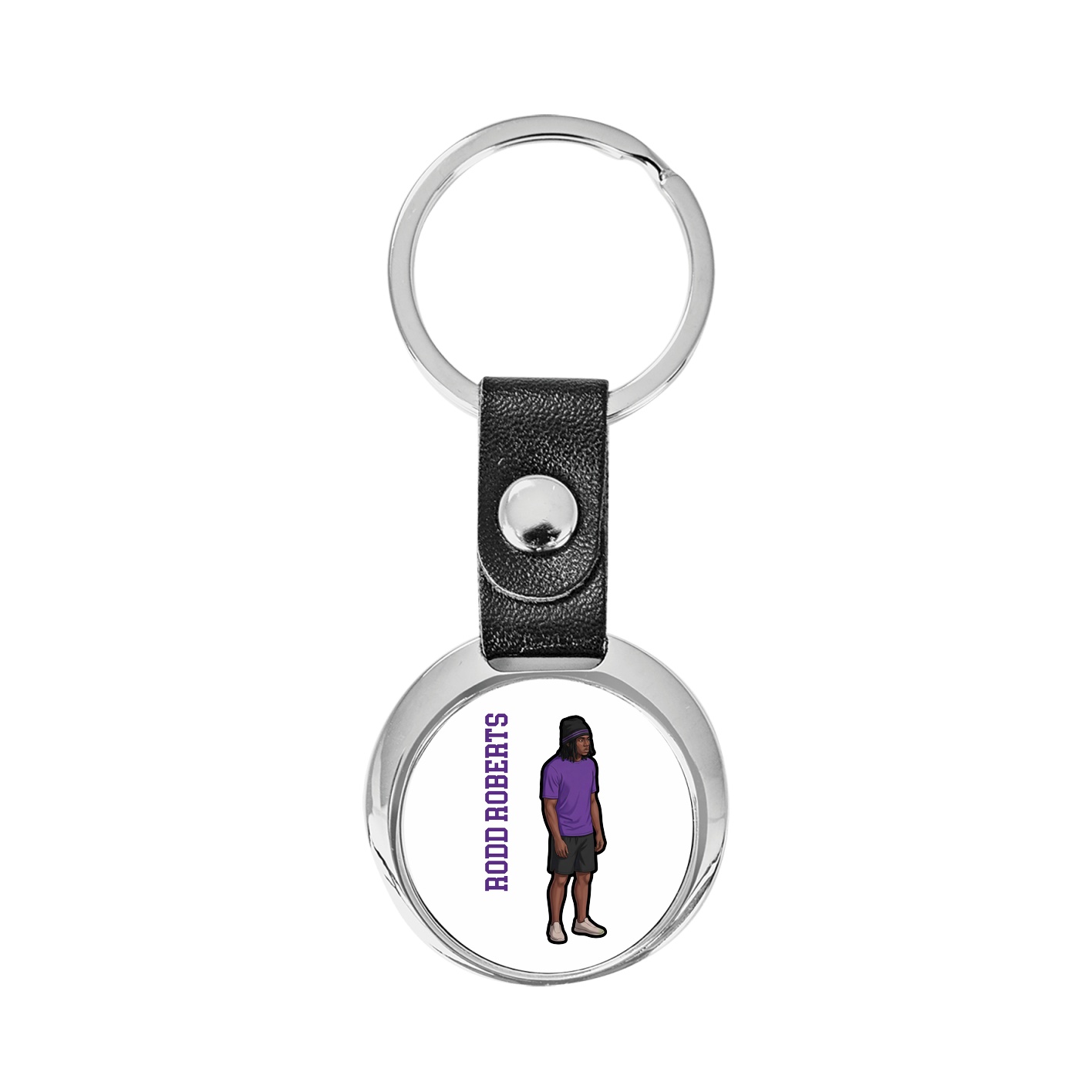 Key Chain — Name Vertical in Classic