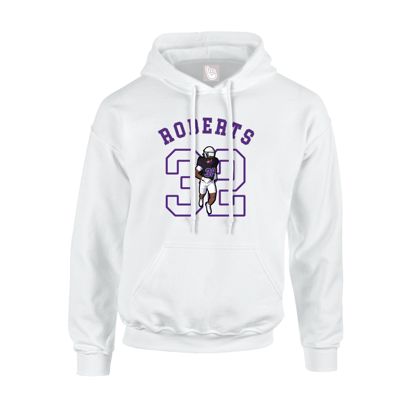 Youth Hoodie — Shirsey Arch in White