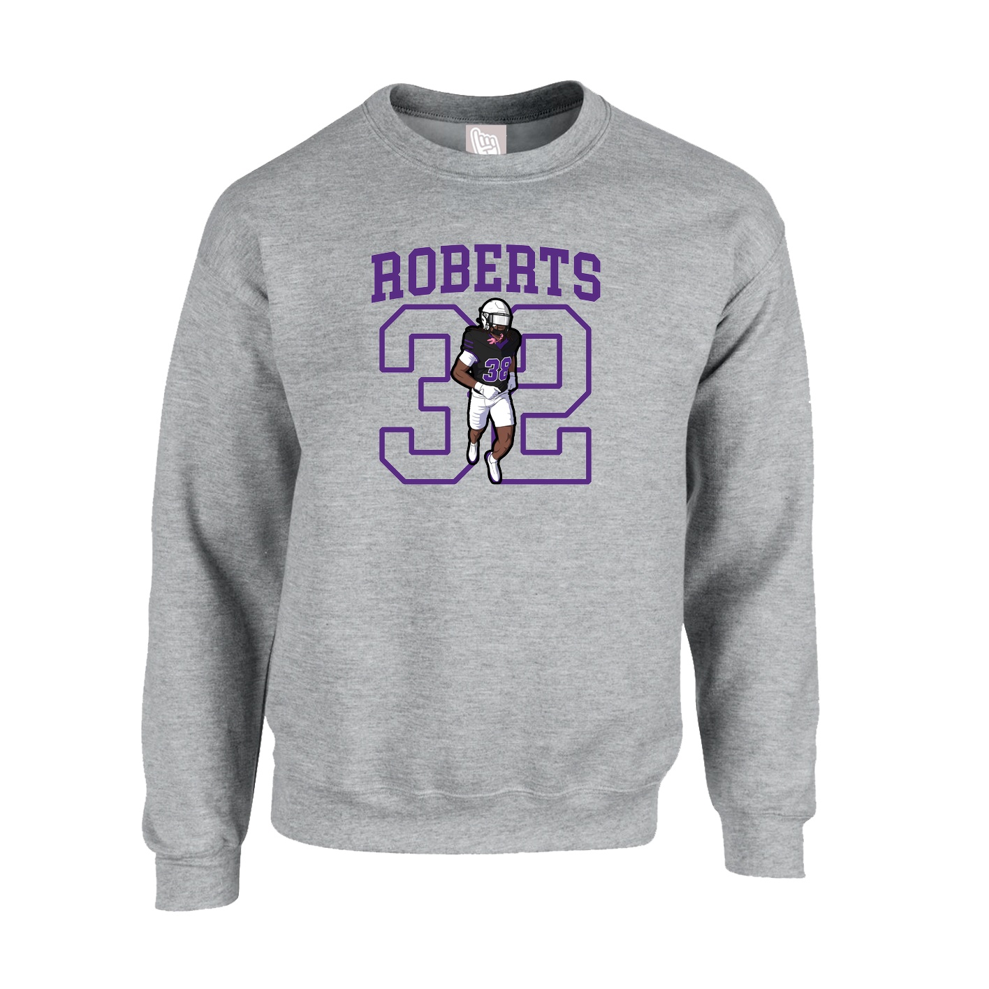 Fleece Crew — Shirsey in Grey