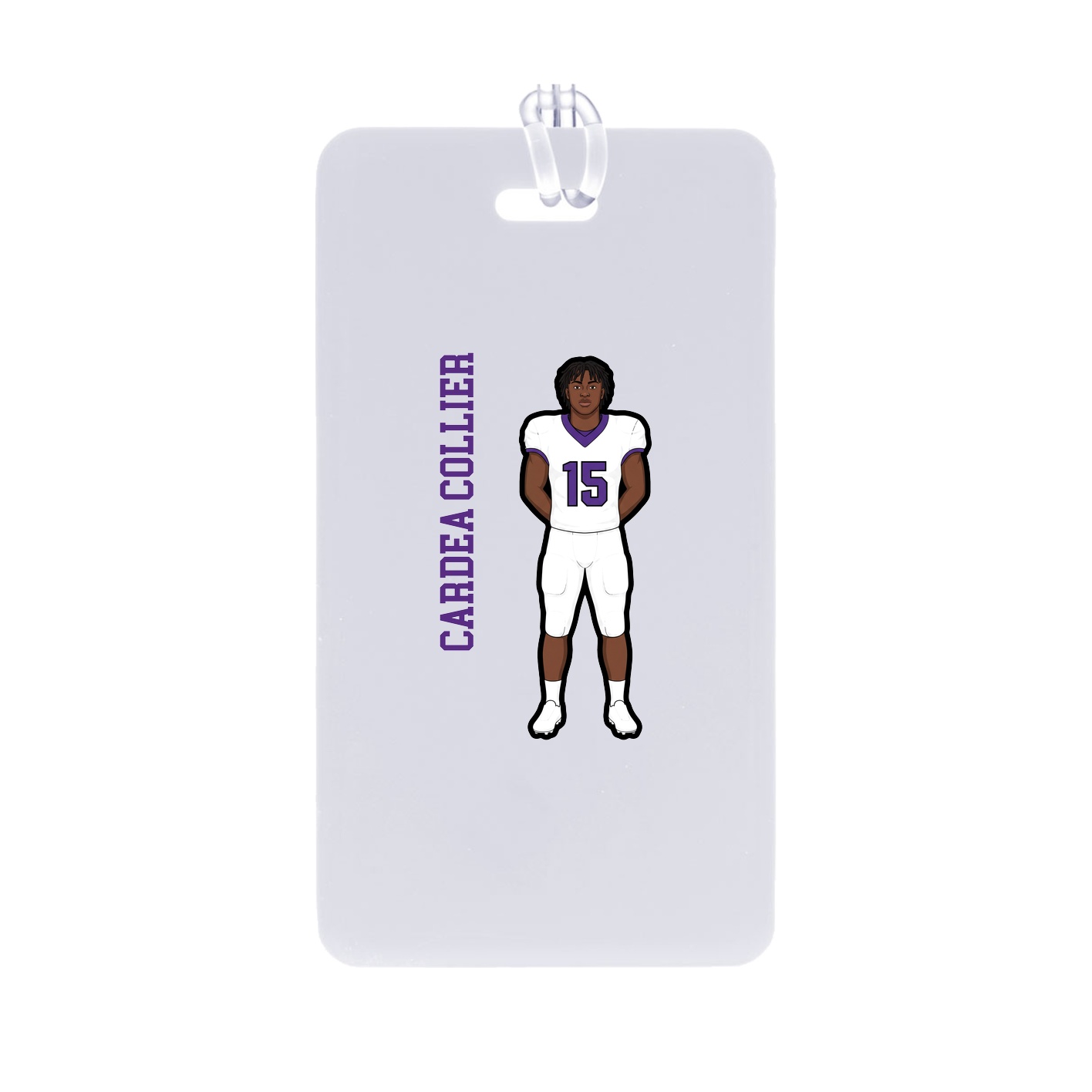 Bag Tag — Name Vertical in Classic