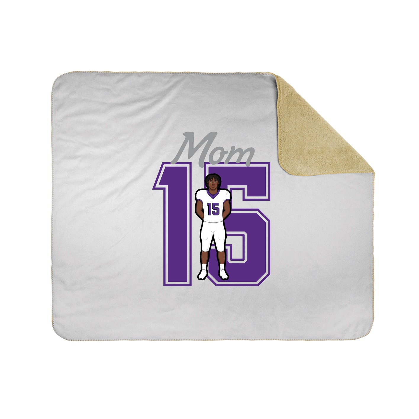 Throw Blanket — Mothers Day Shirsey in White