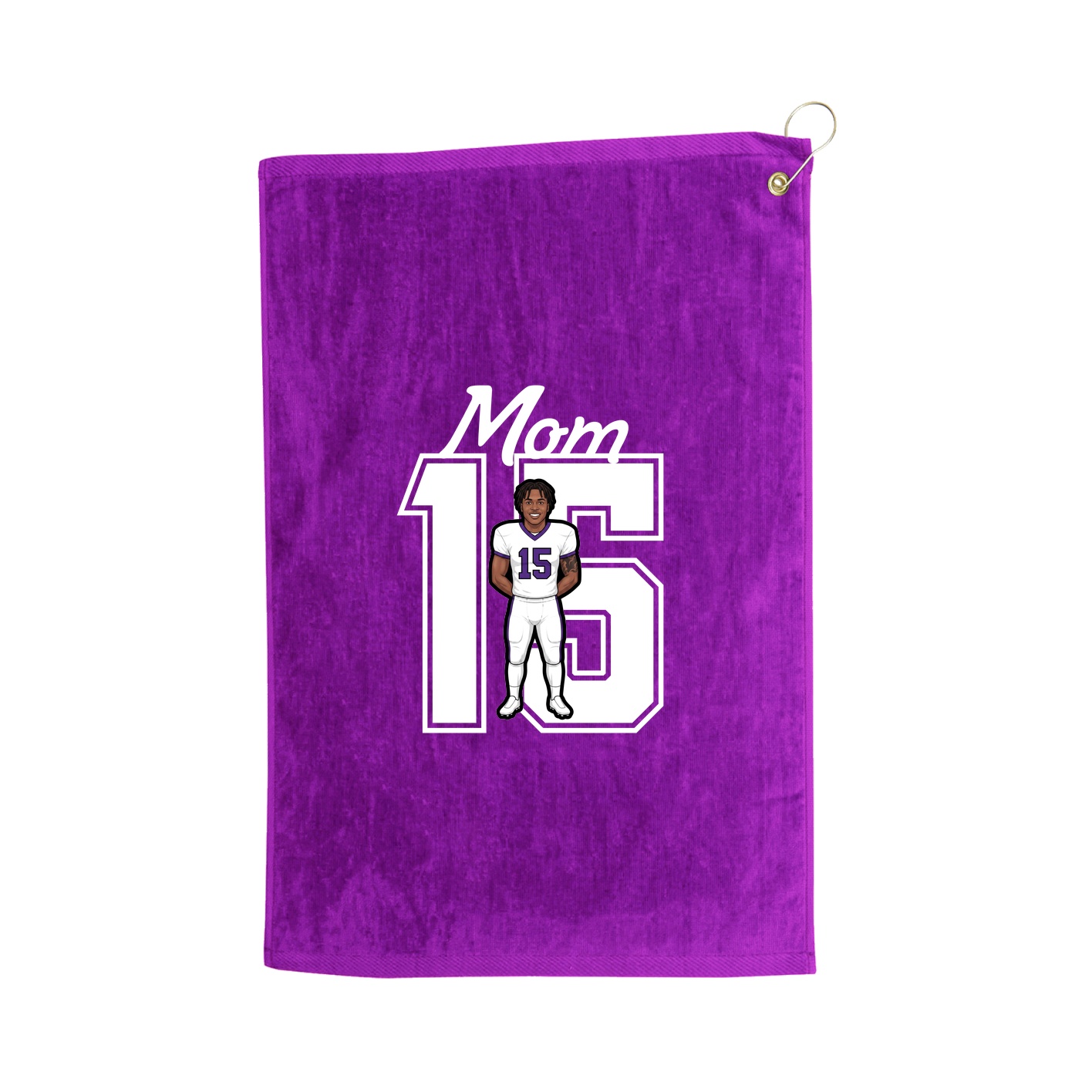 Golf Towel — Mothers Day Shirsey in Purple