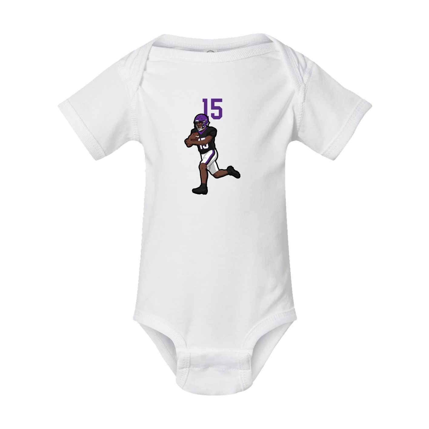 Baby Onesie — Number Top in White