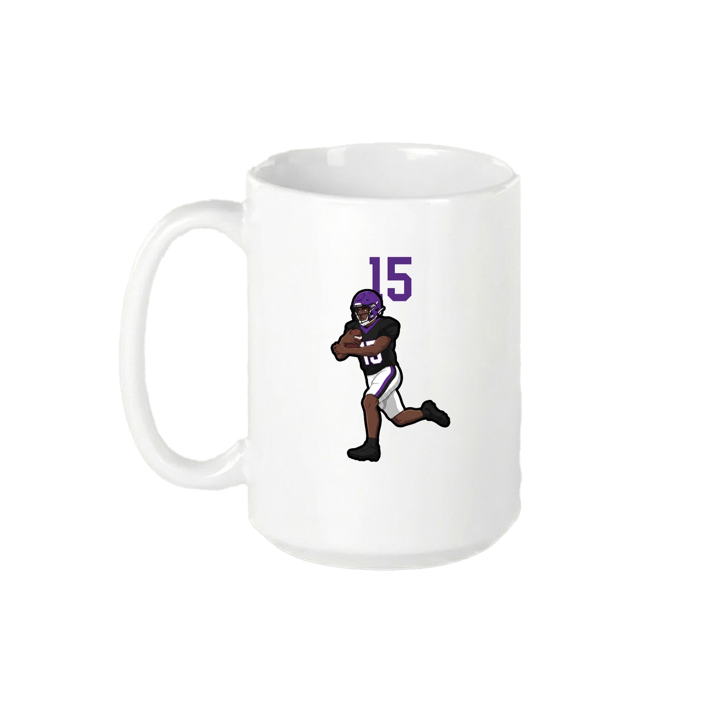 15oz Coffee Mug — Number Top in White