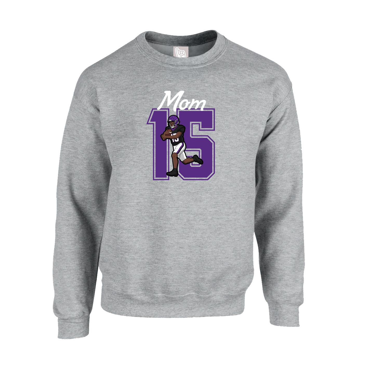 Fleece Crew — Mothers Day Shirsey in Grey