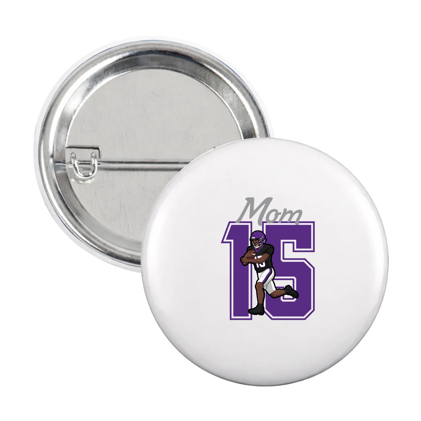 Game Day Button — Mothers Day Shirsey in White