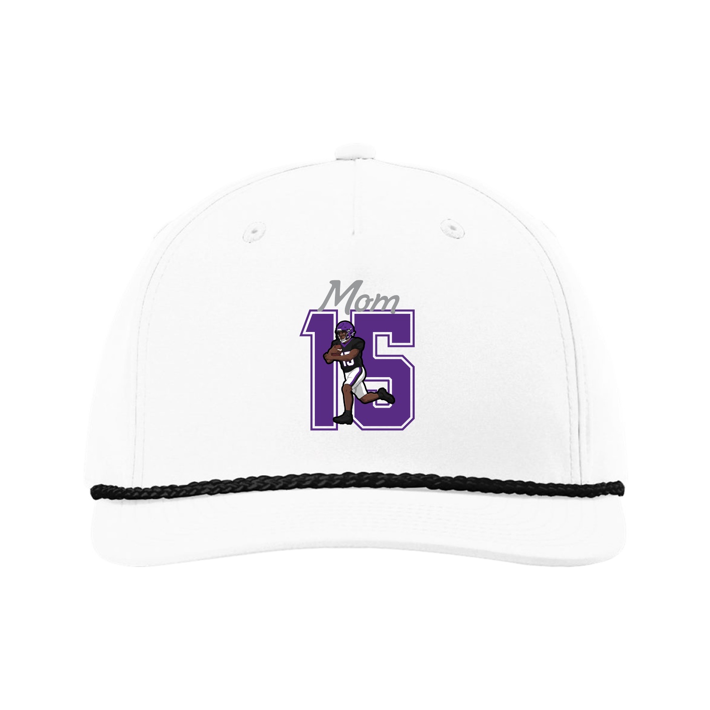 Five-Panel Classic Rope Cap — Mothers Day Shirsey in White