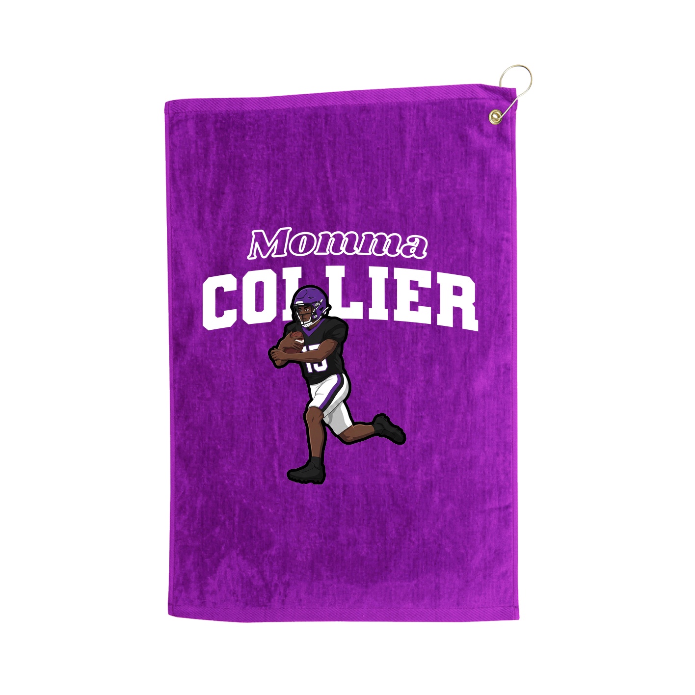 Golf Towel — Mothers Day Block in Purple