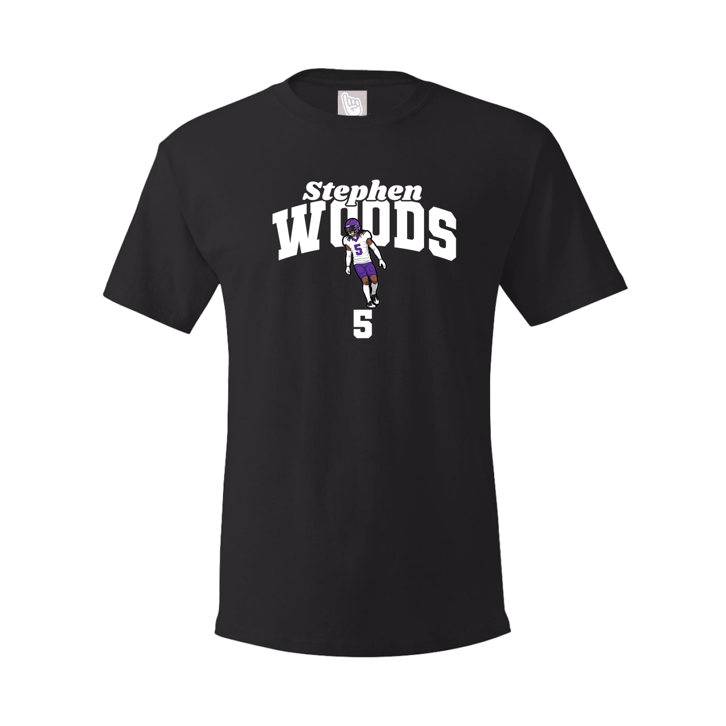 Youth Tee — Signature Arch in Black