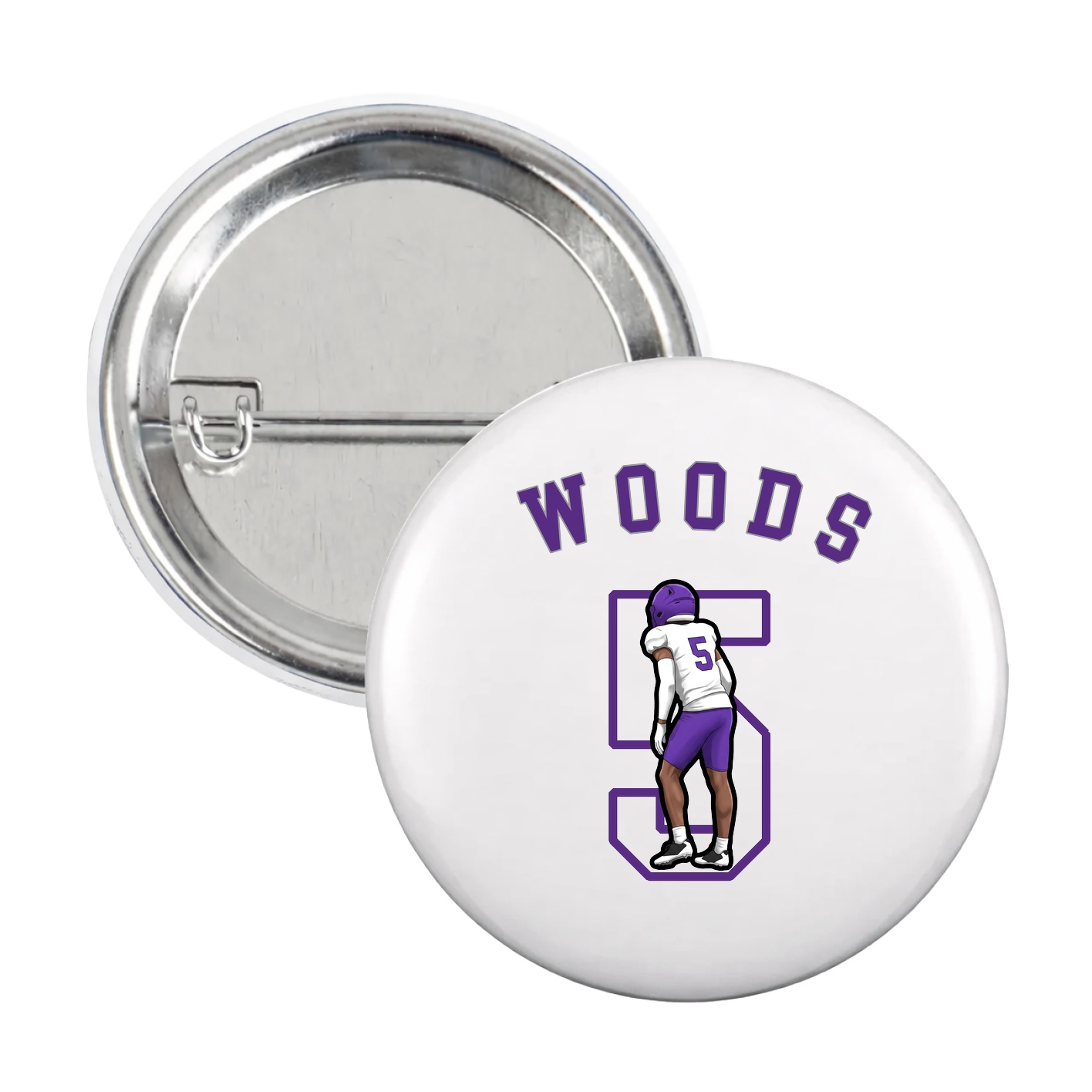 Game Day Button — Shirsey Arch in White