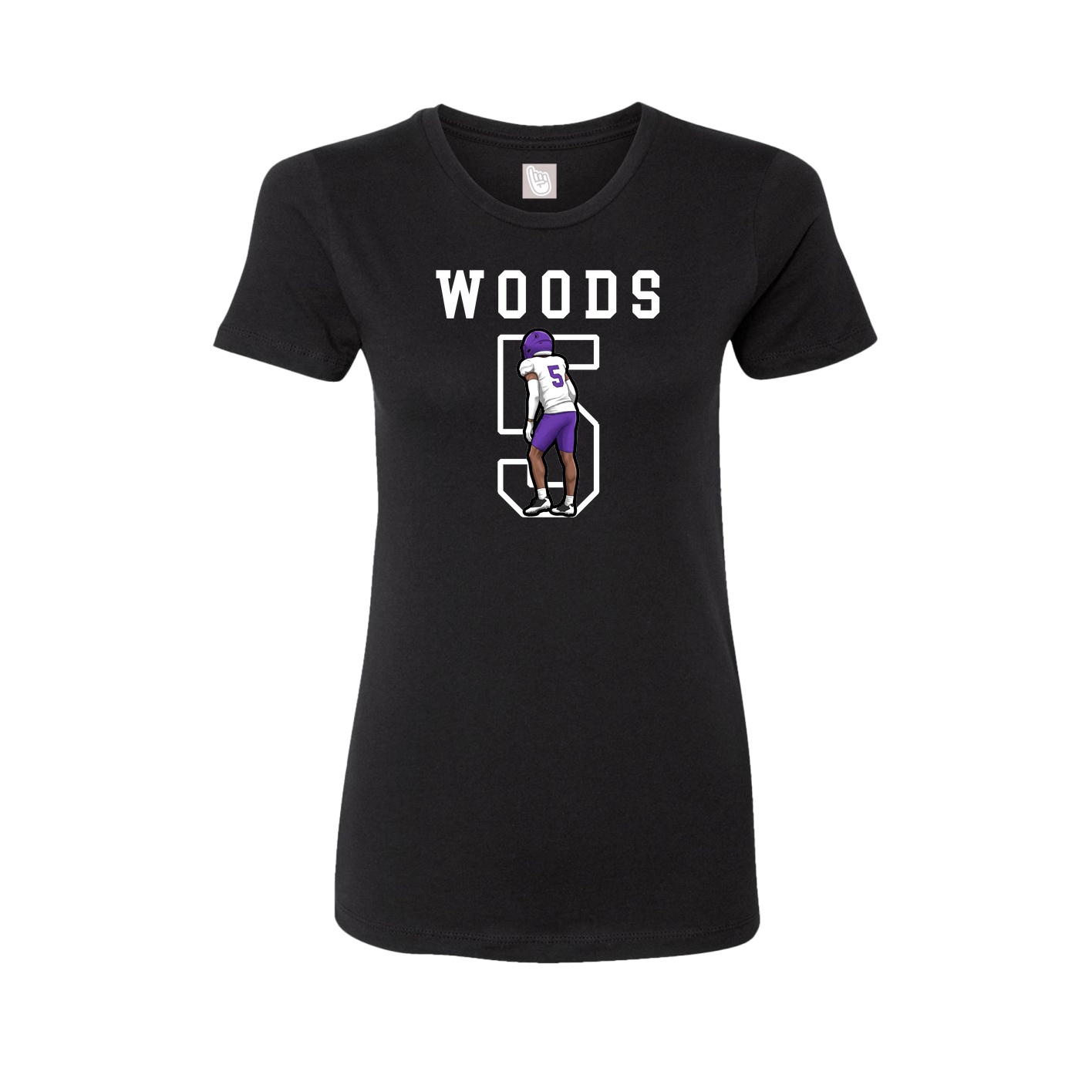 Fitted Women's Tee — Shirsey in Black