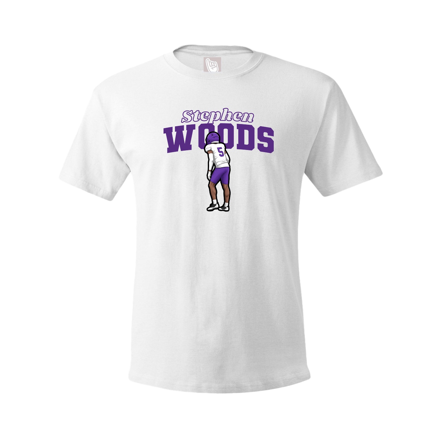 Tee — Name Arch in White