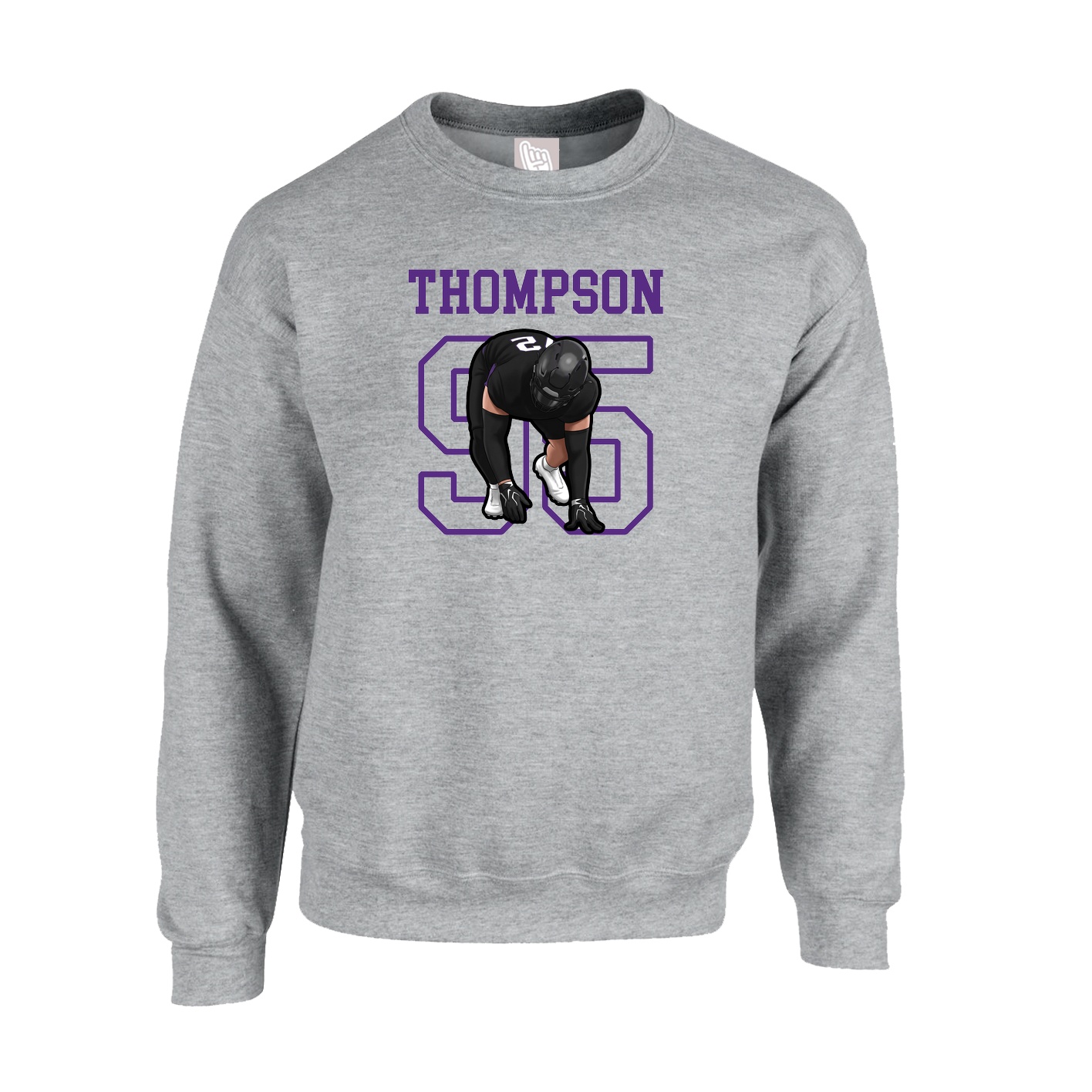 Fleece Crew — Shirsey in Grey