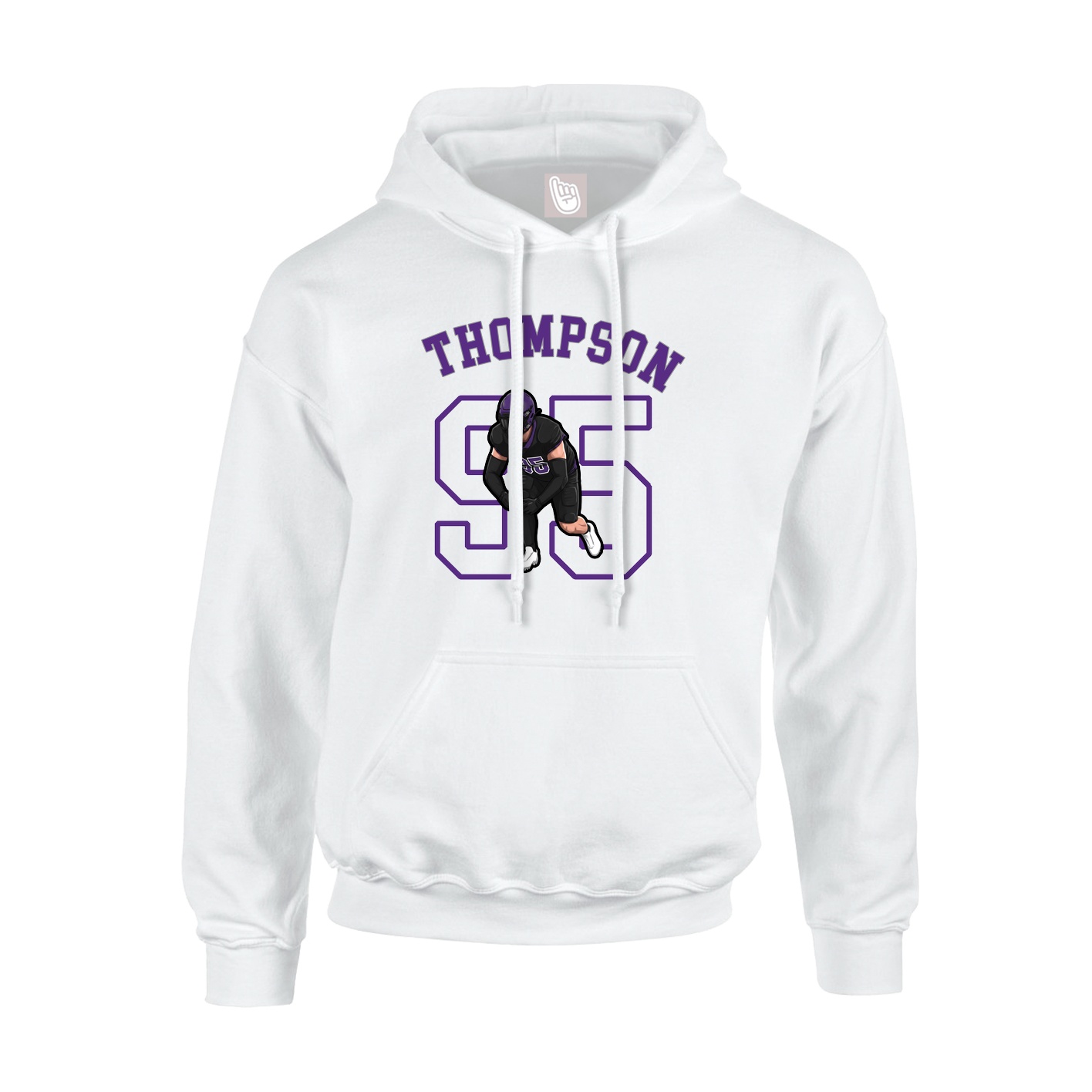 Hoodie — Shirsey Arch in White