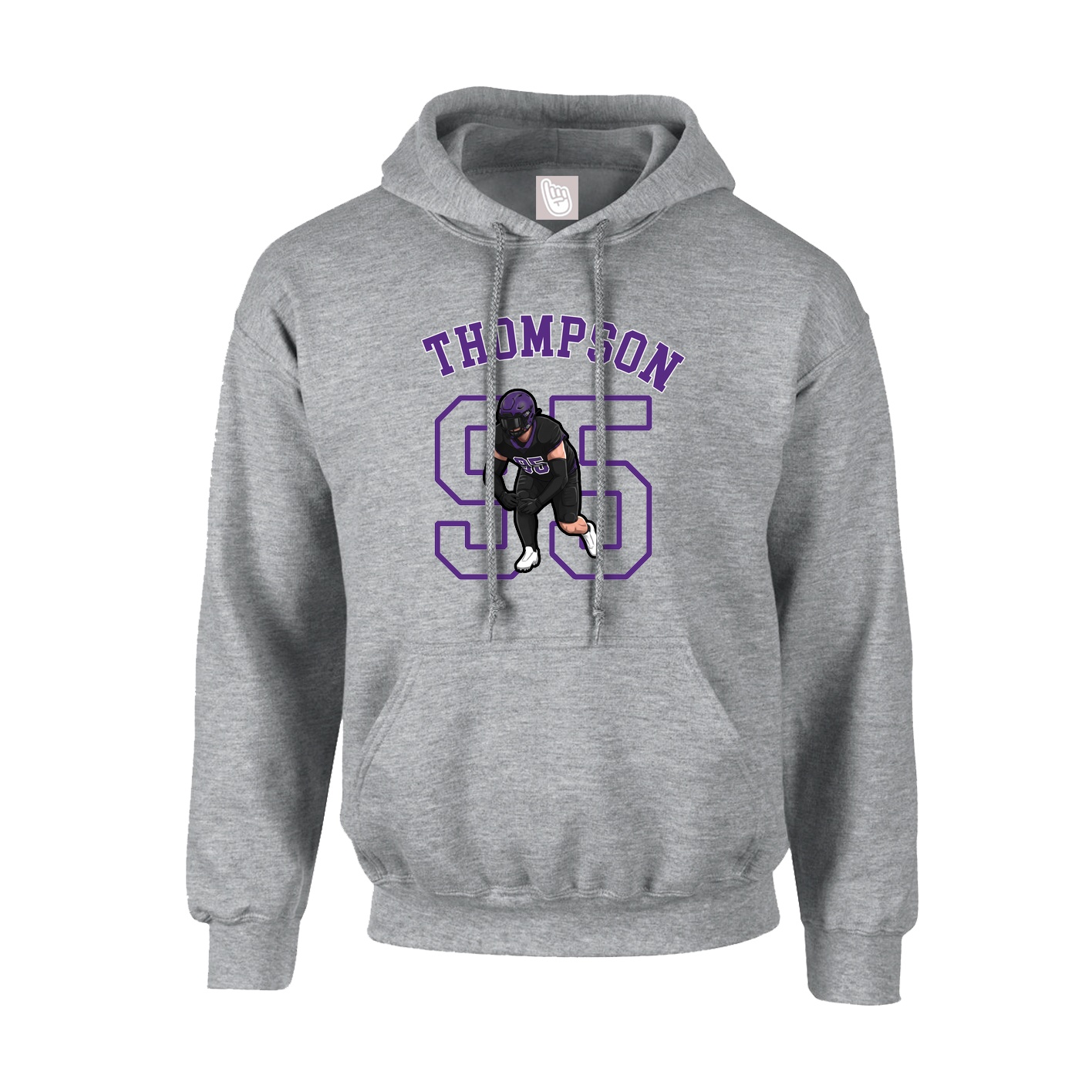 Youth Hoodie — Shirsey Arch in Grey