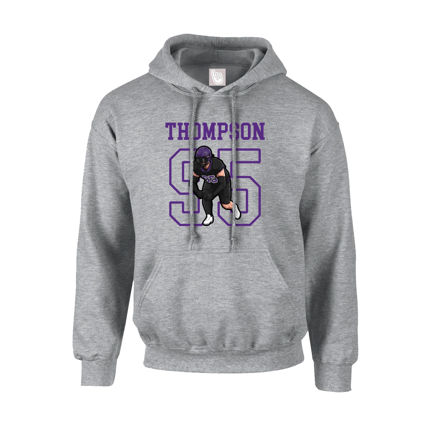 Hoodie — Shirsey in Grey