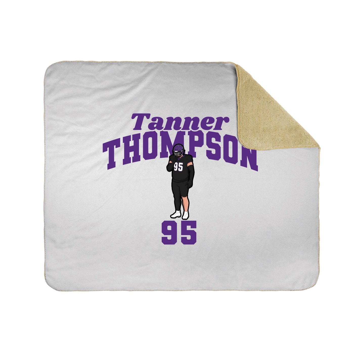 Throw Blanket — Signature Arch in White