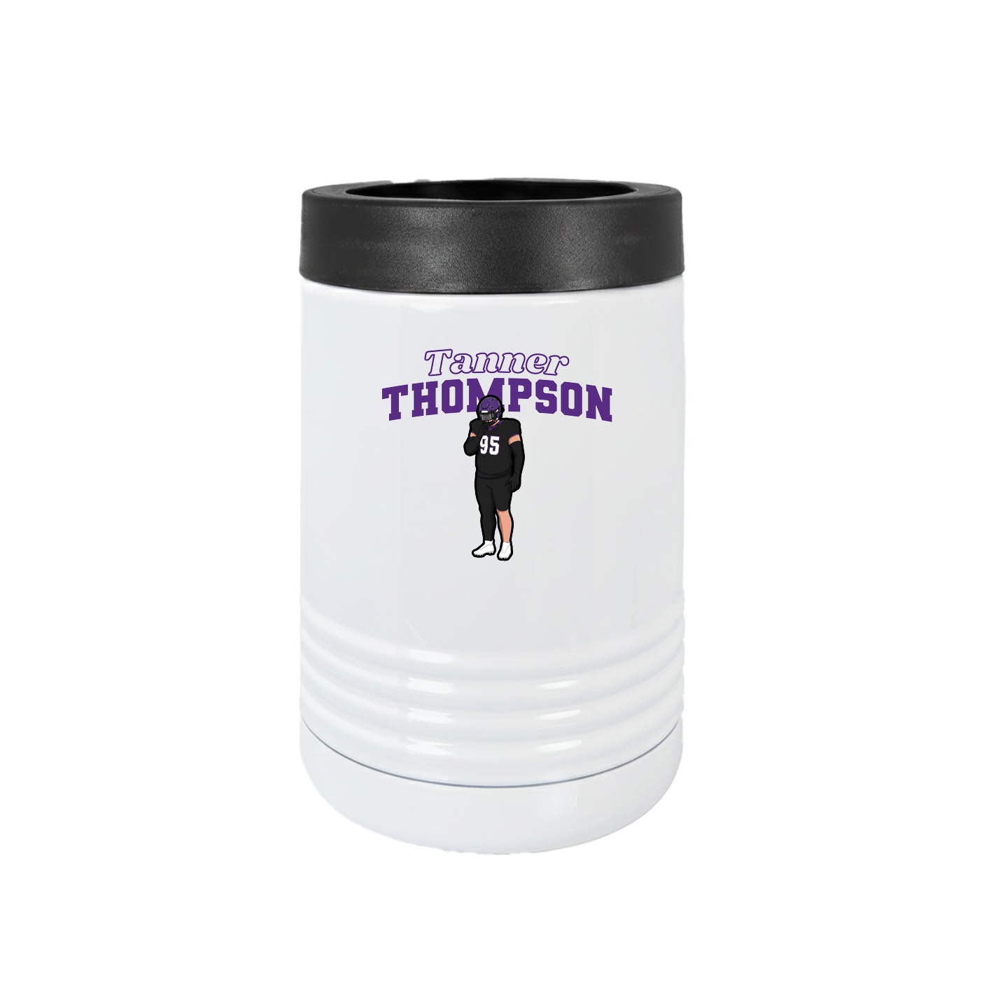 Beverage Holder — Name Arch in White