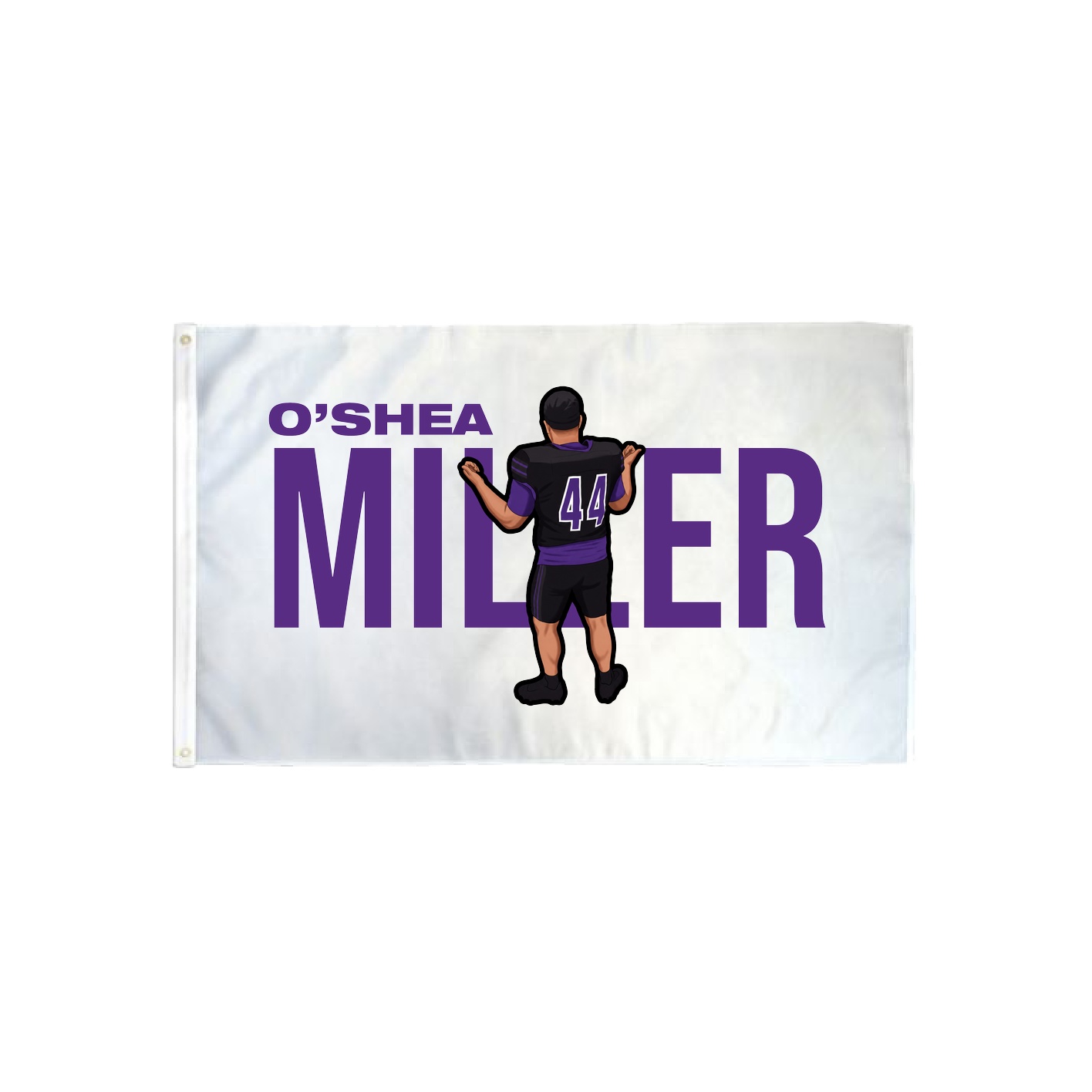 3x5 Flag — Player Name in Classic