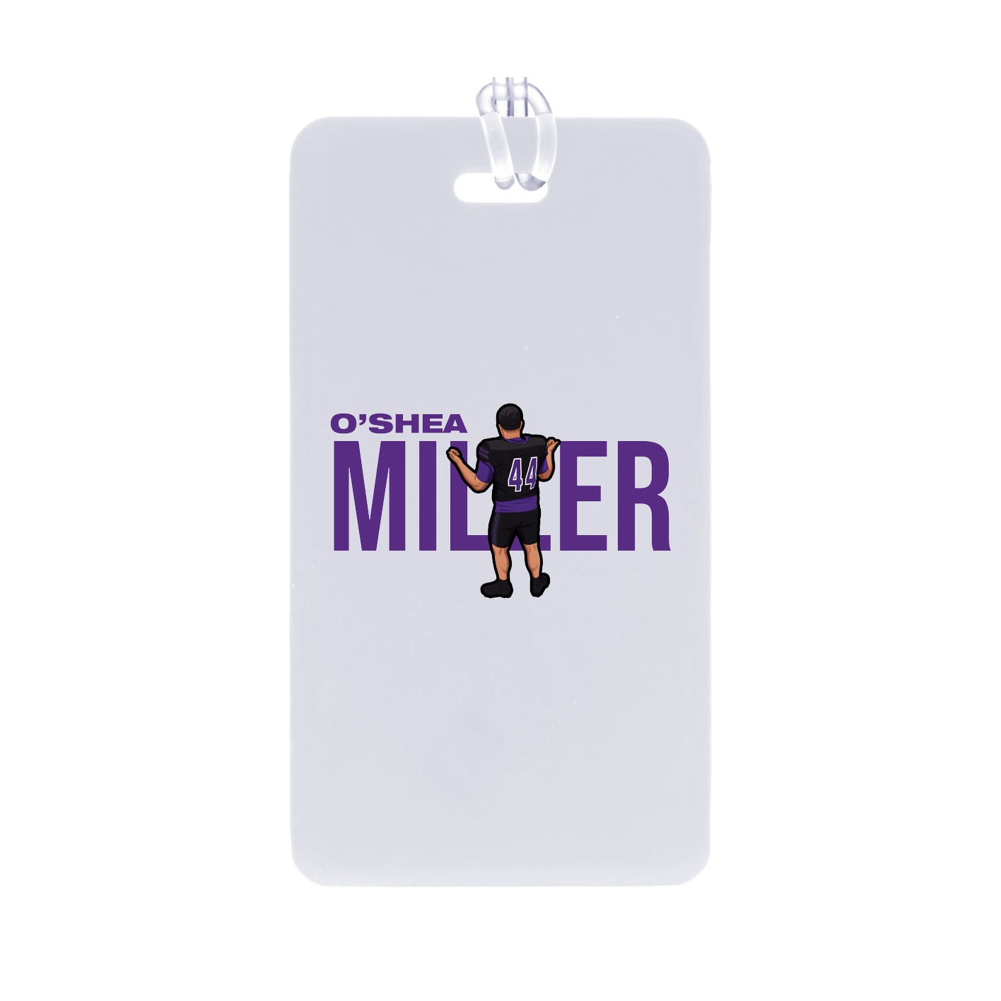 Bag Tag — Player Name in Classic