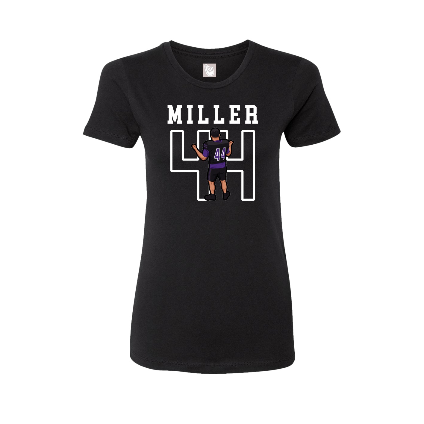 Fitted Women's Tee — Shirsey in Black