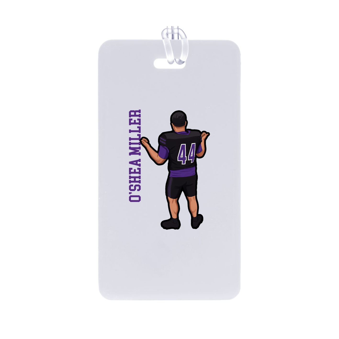 Bag Tag — Name Vertical in Classic