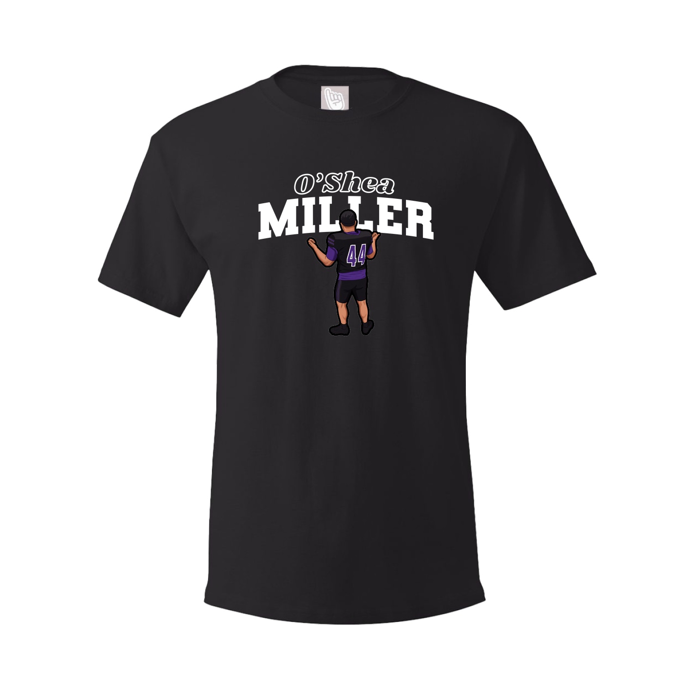 Youth Tee — Name Arch in Black