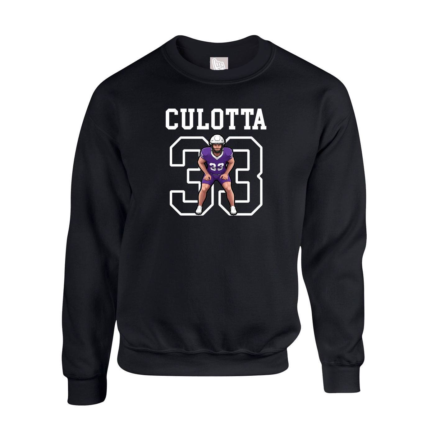 Fleece Crew — Shirsey in Black