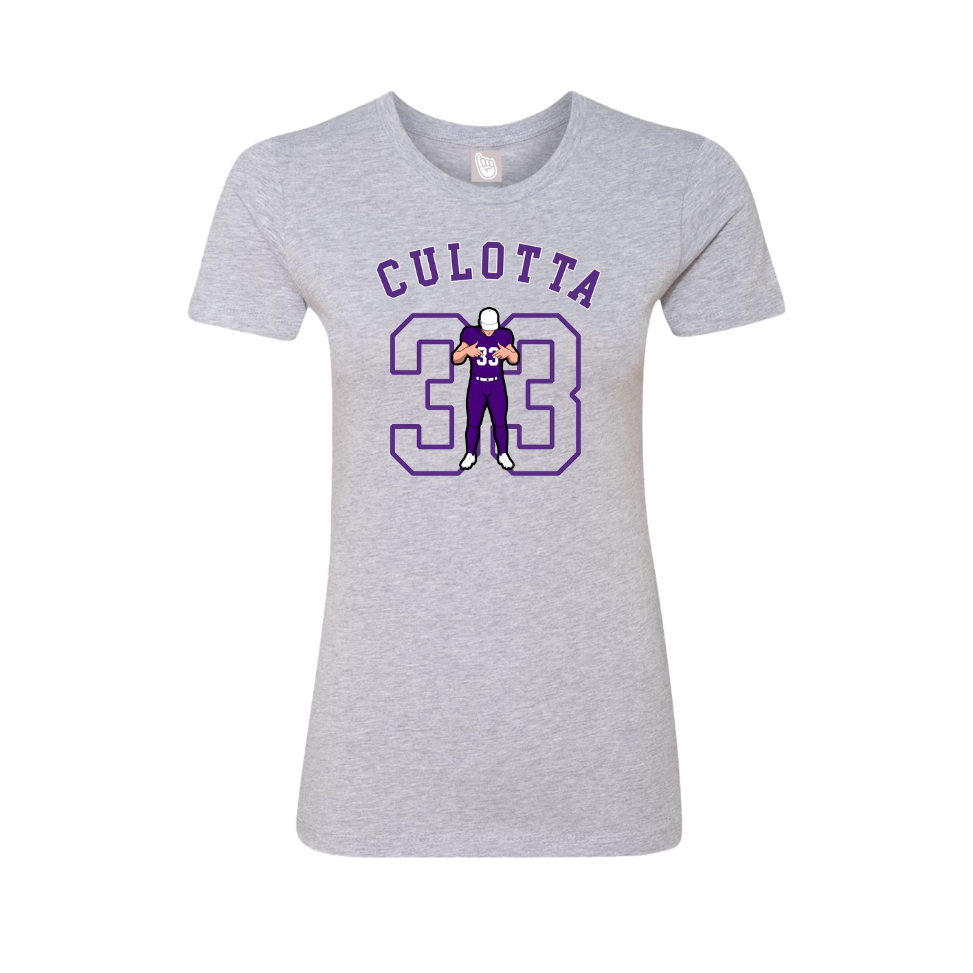 Fitted Women's Tee — Shirsey Arch in Grey