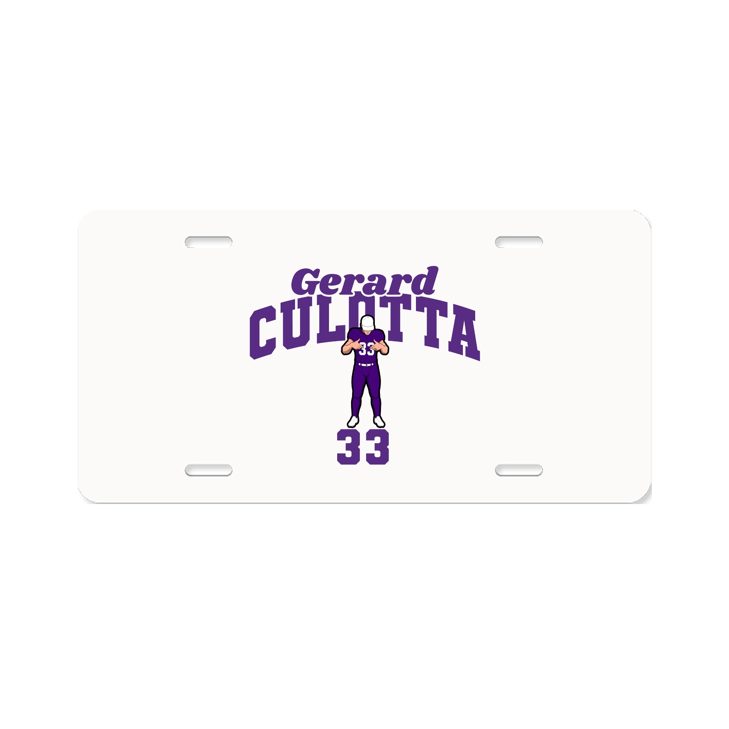 License Plate — Signature Arch in Classic