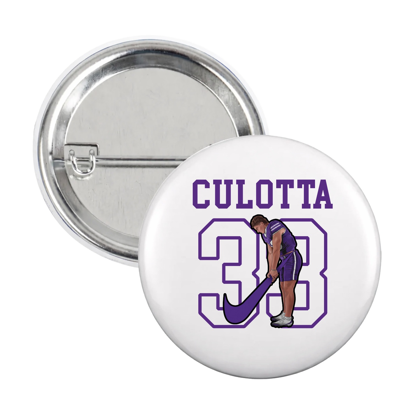 Game Day Button — Shirsey in White