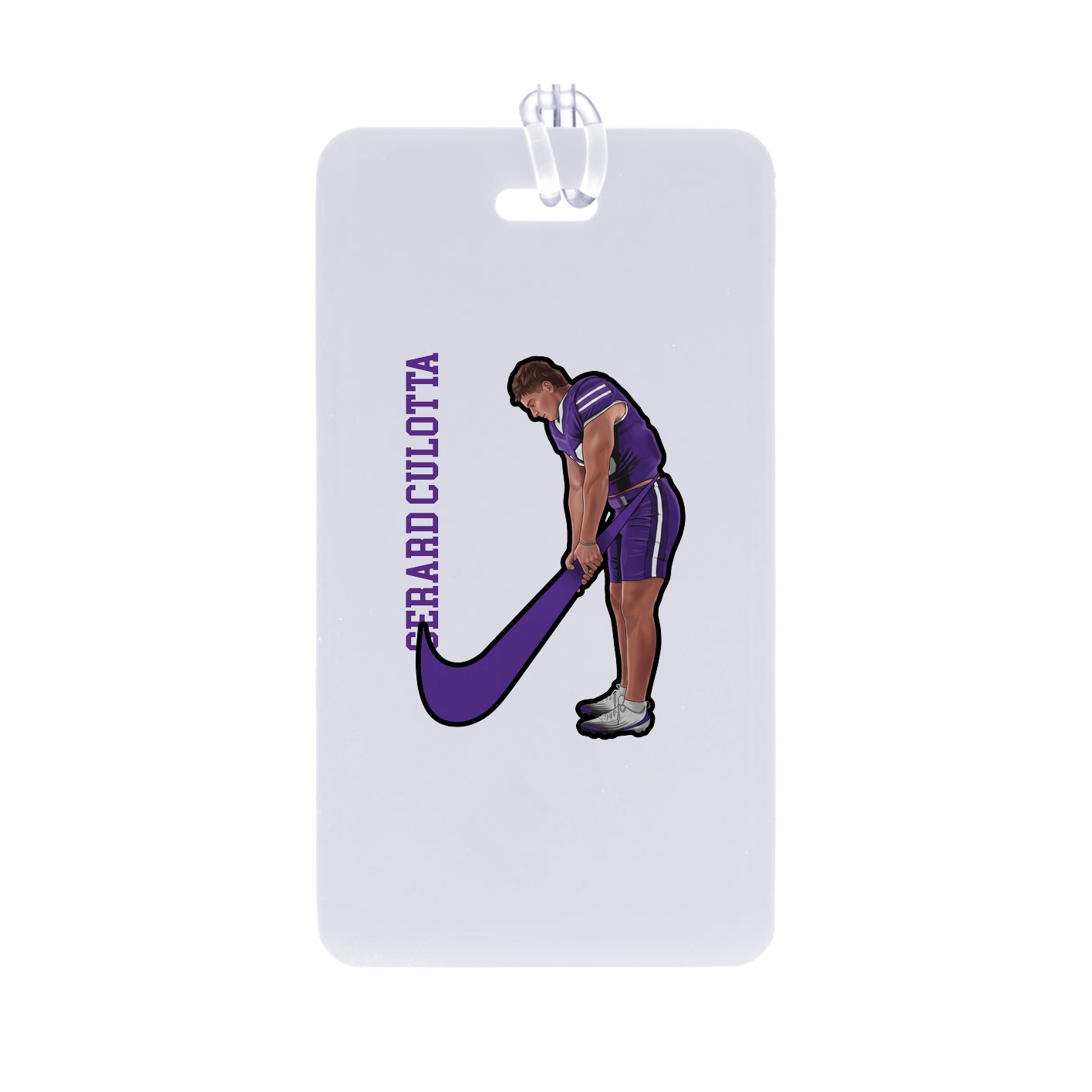 Bag Tag — Name Vertical in Classic