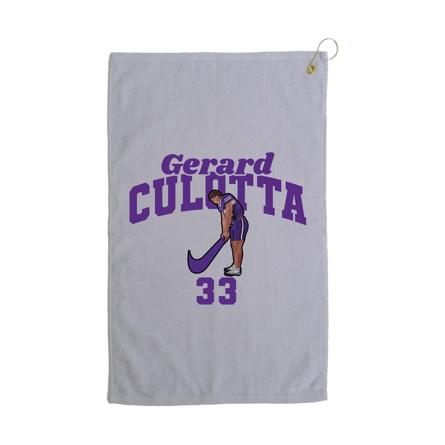 Golf Towel — Signature Arch in Grey