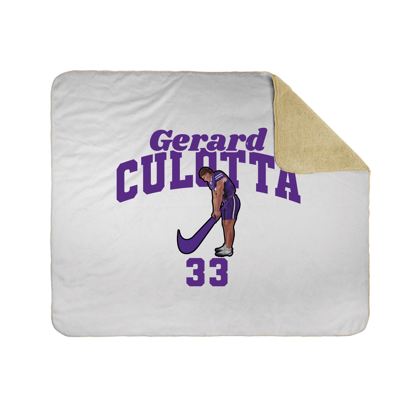 Throw Blanket — Signature Arch in White