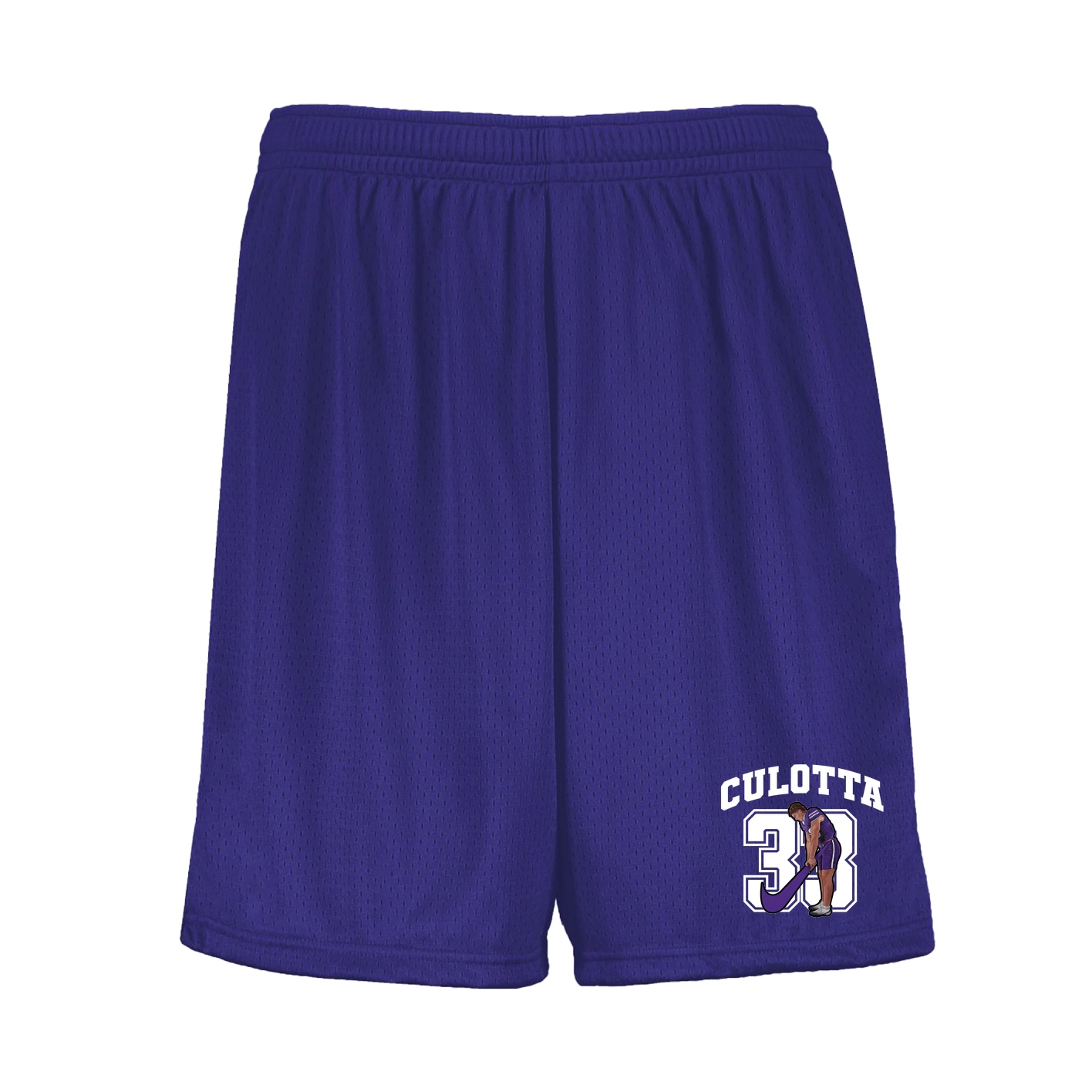 Shorts — Number in Purple