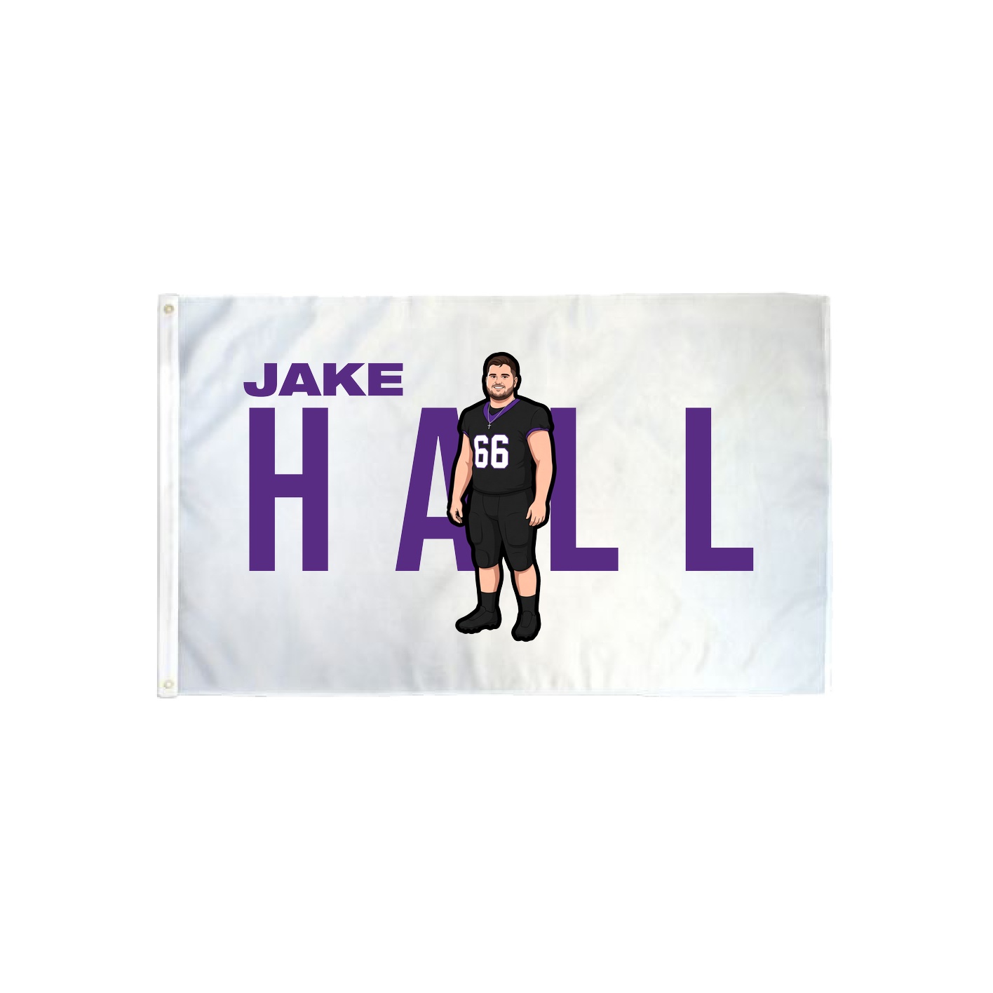 3x5 Flag — Player Name in Classic