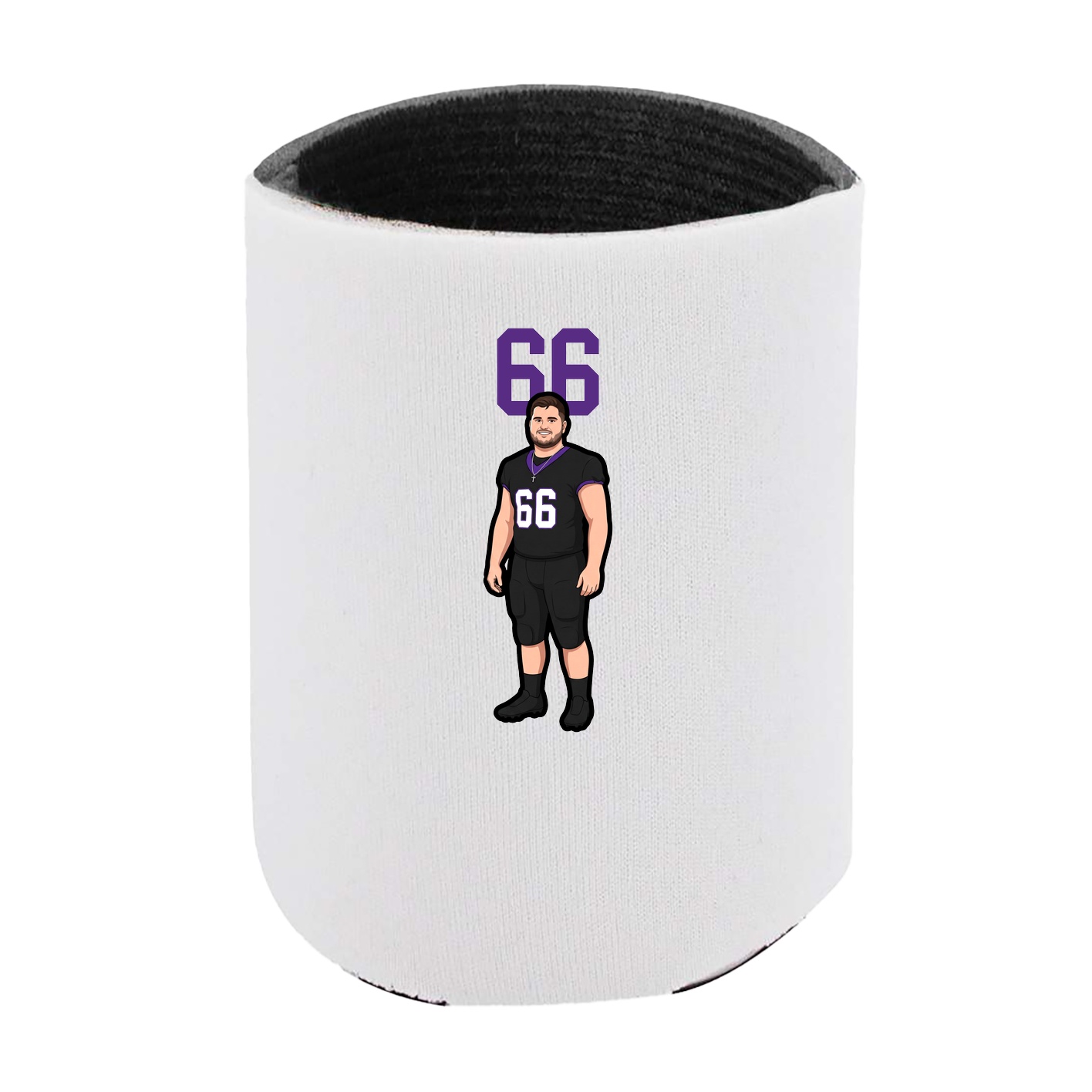 Can Holder — Number Top in White
