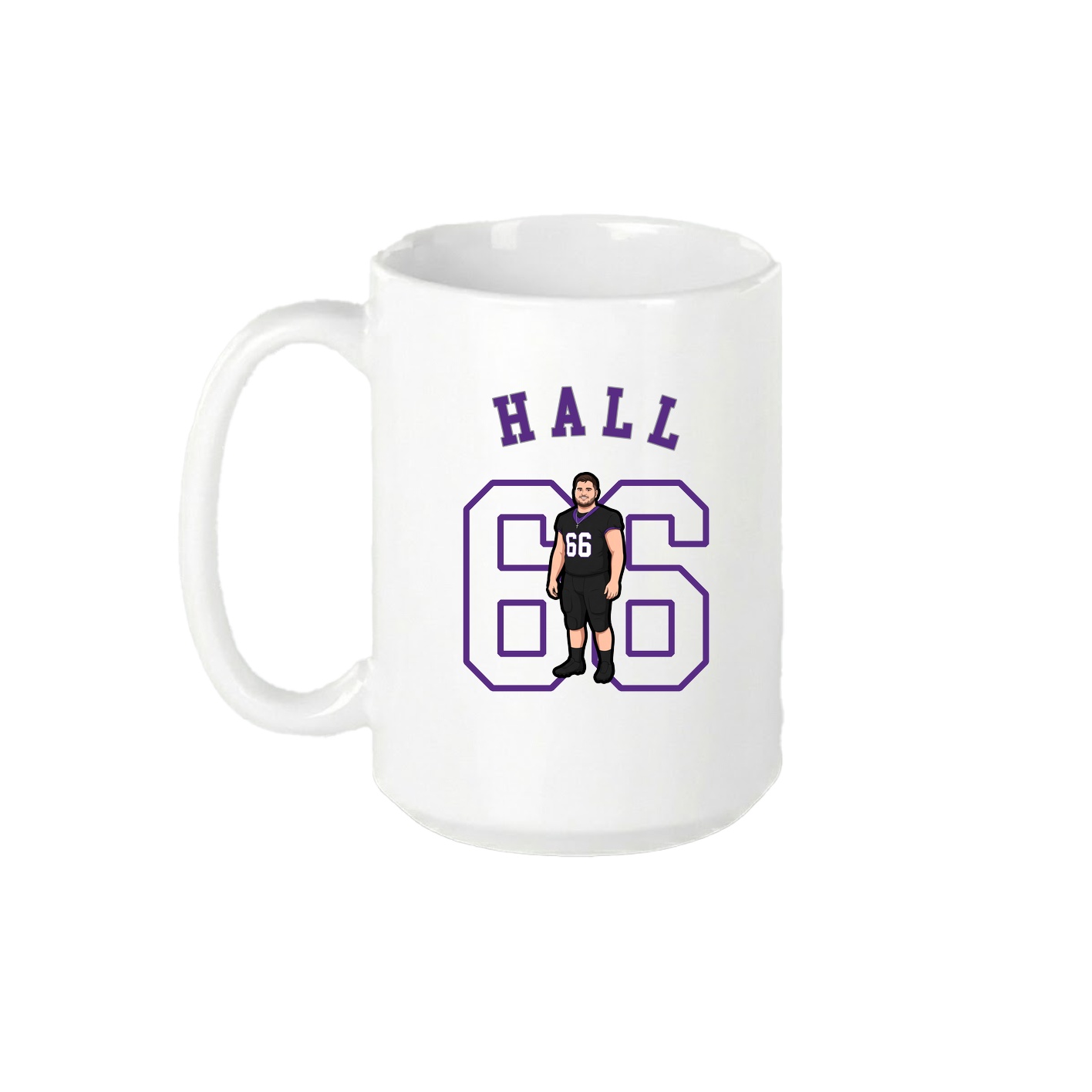 15oz Coffee Mug — Shirsey Arch in White