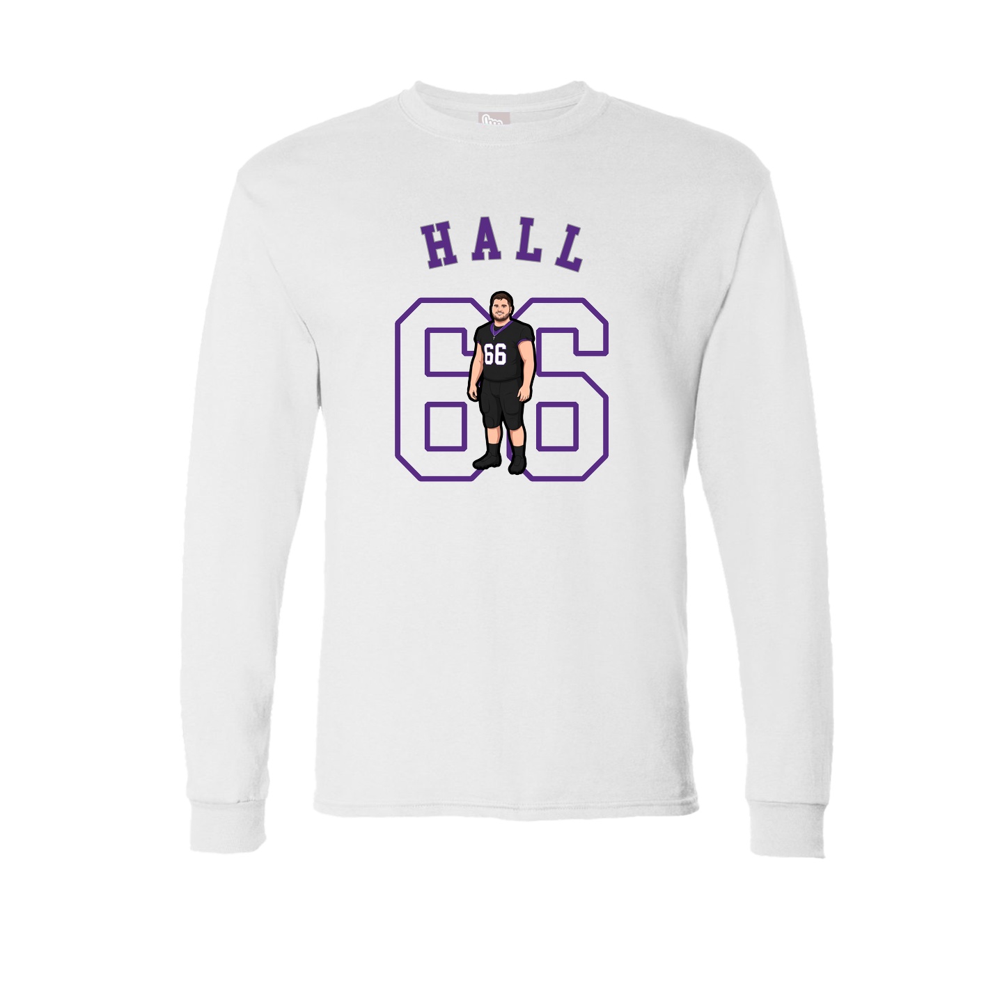 Long Sleeve Tee — Shirsey Arch in White