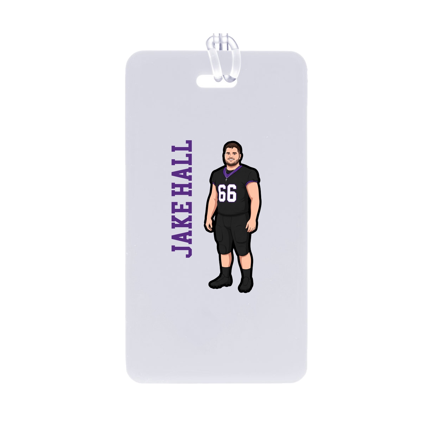 Bag Tag — Name Vertical in Classic
