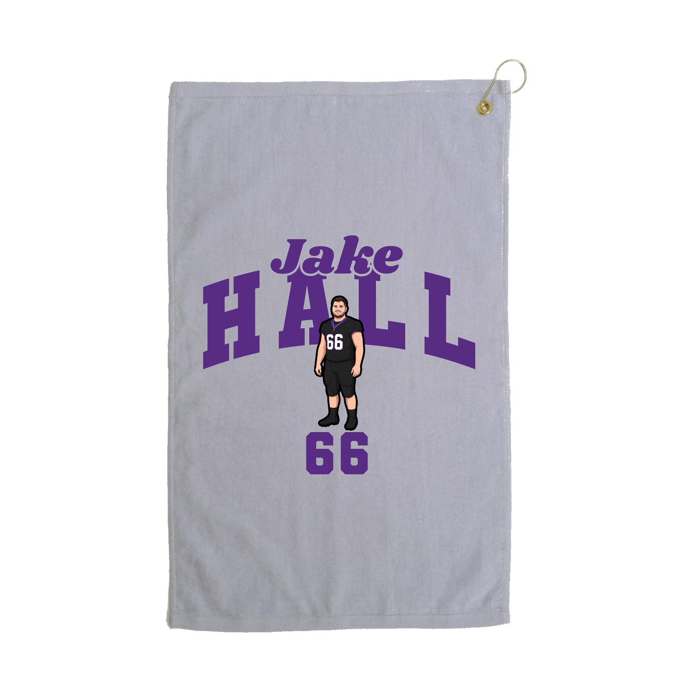 Golf Towel — Signature Arch in Grey